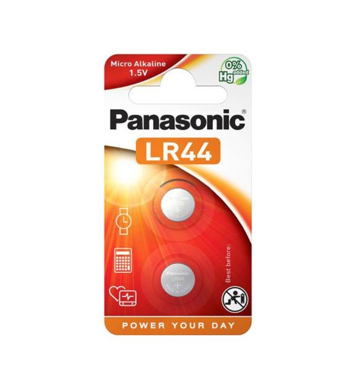 Panasonic Micro Alkaline LR44, baterie (argint, LR44, 6 bucăți)