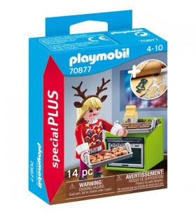 PLAYMOBIL 70877 SpecialPLUS Jucărie de construcție pentru brutărie de Crăciun