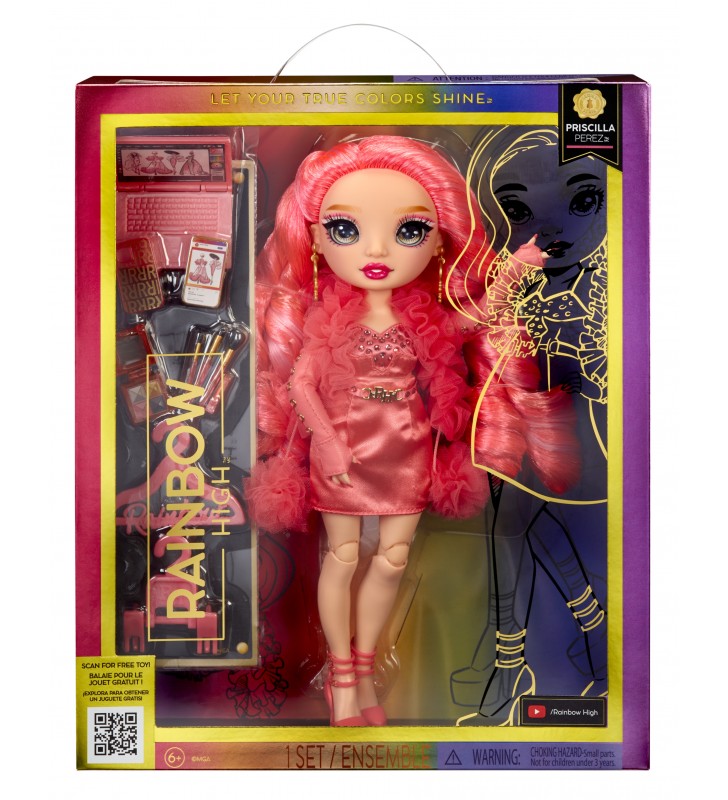 Rainbow High Pink Fashion Doll- Priscilla Perez