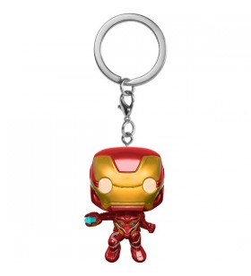 Funko POP! Breloc Marvel - Iron Man, personaj joc (10,2 cm)