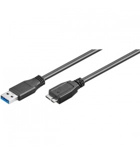 cablu goobay USB 3.2 Gen 1, mufă USB A mufă micro-USB (tip B)