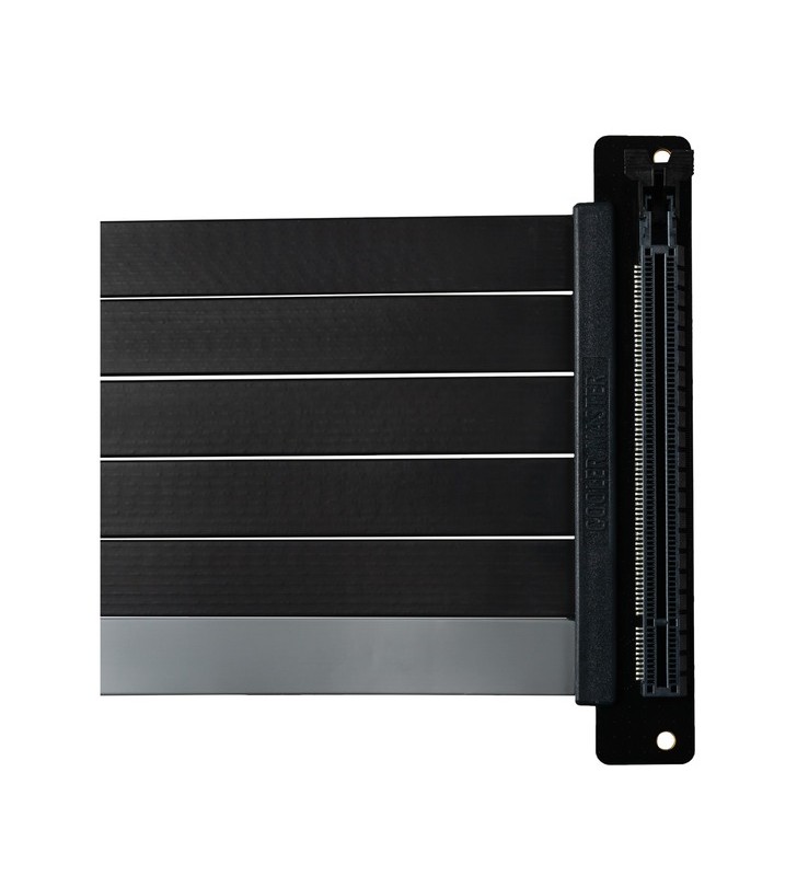 Cooler Master Riser Cable PCIe 4.0 x16 V2, cablu prelungitor (negru/gri, 30 cm)