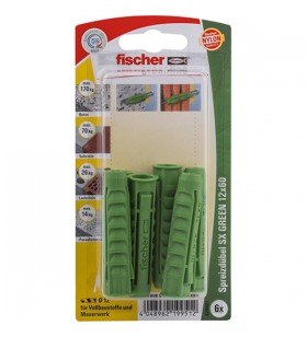 ancoră de expansiune fischer SX VERDE 12x60 K (verde, 6 bucăți)