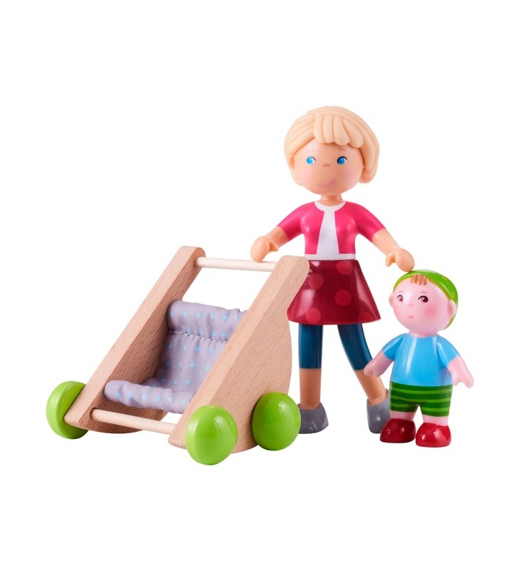 HABA Little Friends - Mama Melanie și Baby Kilian, figurină de jucărie