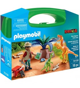 PLAYMOBIL 70108 Dino Rise Jucărie de construcții Dino Explorer pentru luare