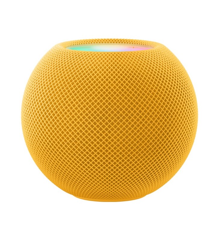 Apple HomePod mini, difuzoare (galben, WiFi, Bluetooth, Siri)