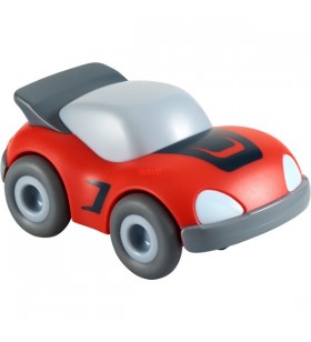 Pista de mingi HABA Kullbü - mașină sport roșie, vehicul de jucărie