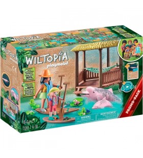 71143 Wiltopia - Paddeltour mit den Flussdelfinen, Konstruktionsspielzeug