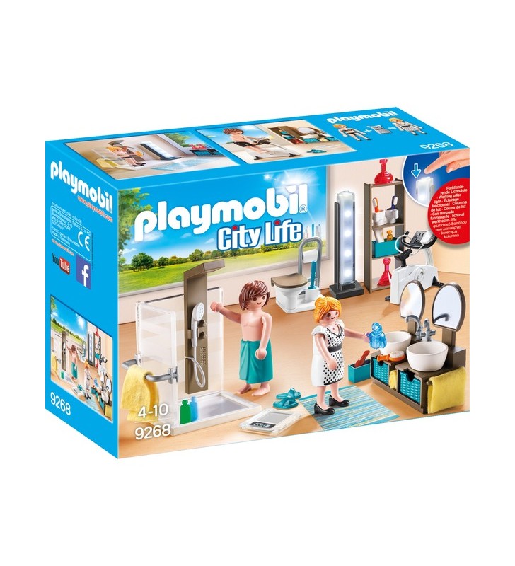 PLAYMOBIL 9268 City Life Jucărie de construcție pentru baie
