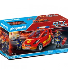 PLAYMOBIL 71035 Mașină mică de pompieri City Action, jucărie de construcție