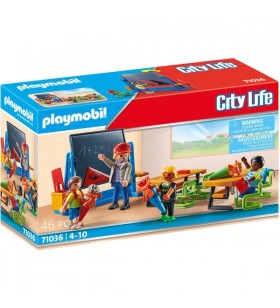PLAYMOBIL 71036 City Life Jucărie de construcție pentru prima zi de școală