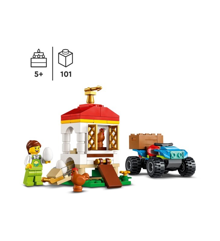 Jucărie de construcție LEGO 60344 City Coș de găini