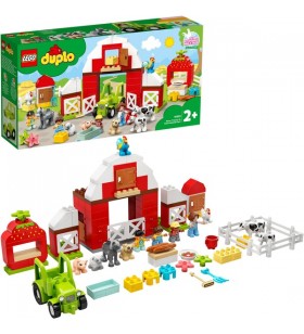 LEGO 10952 DUPLO Jucărie de construcție pentru hambar, tractor și îngrijirea animalelor