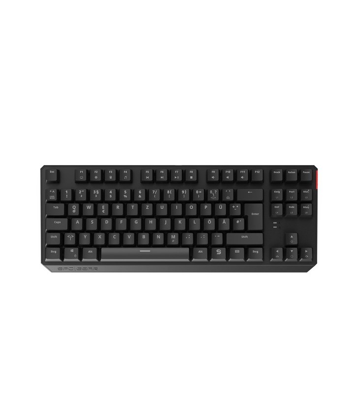 Tastatură pentru jocuri SPC Gear GK630K Tournament Kailh Brown RGB (negru, aspect DE, Kailh Brown)