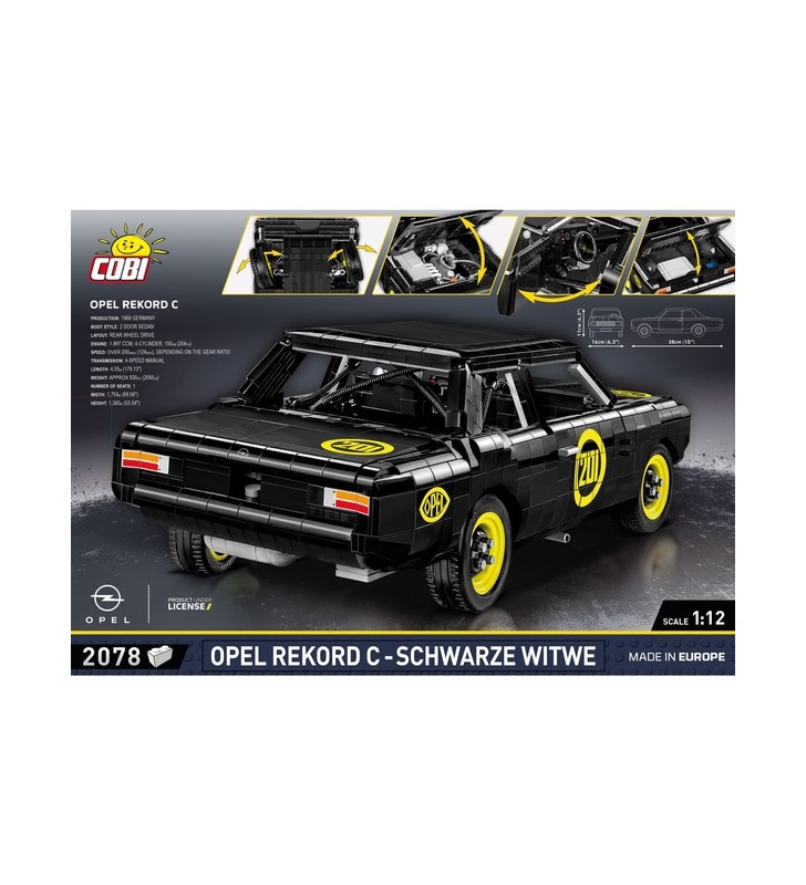 COBI Opel Rekord C „Văduva Neagră”, jucărie de construcție