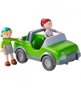 HABA Little Friends - Set de joacă În afară, vehicul de jucărie