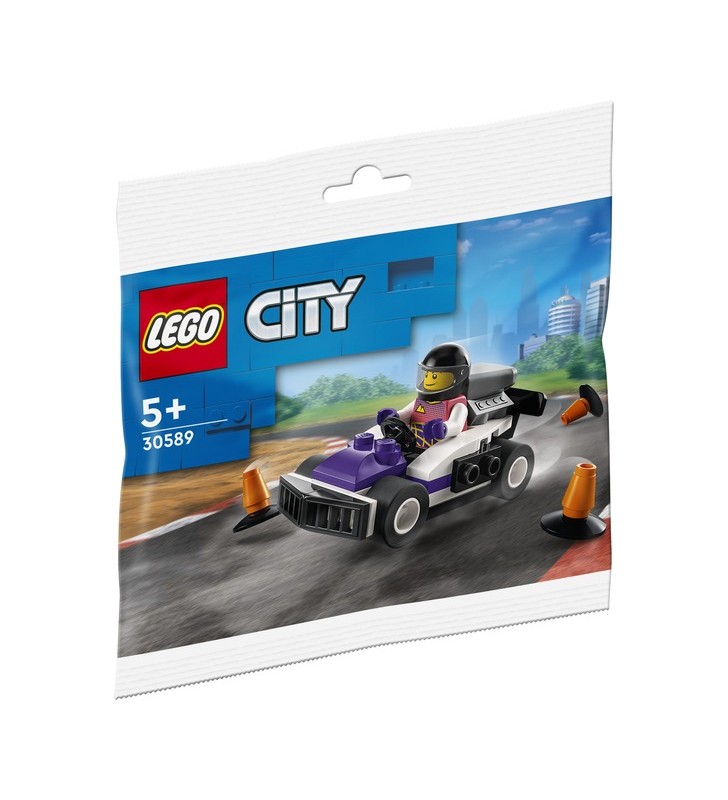Jucărie de construcție LEGO 30589 City Go Kart Driver