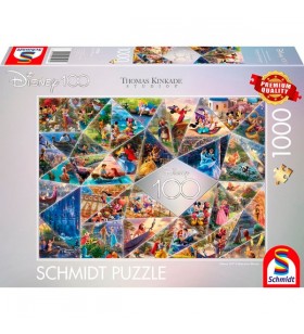 Schmidt Games Thomas Kinkade Studios: Disney 100th Celebration Special Edition 2, Puzzle (1000 bucăți)