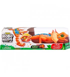 ZURU Robo Alive Lurking Lizard - mini-păpușă portocalie