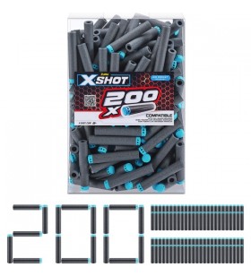 ZURU X-Shot 200 pachet de săgeți de reumplere, săgeți de săgeți