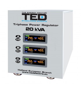 Stabilizator retea maxim 20KVA-SVC cu servomotor trifazat-trifazat TED000118