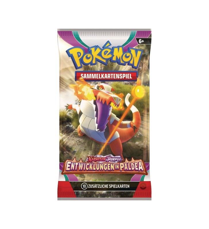 Amigo Pokémon-TCG: Crimson & Crimson - Evoluții în Paldea Booster Display, Trading Cards