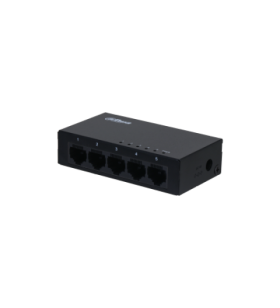Switch Dahua, 5 porturi 10/100/1000MBPS, montare pe birou, plug & play