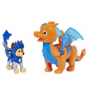 PAW Patrol Rescue Knights Chase and Dragon Draco Action Figures Set