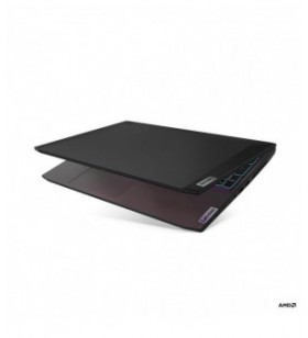 Laptop Gaming Lenovo IdeaPad 3 15ACH6 cu procesor AMD Ryzen™ 5 5600H pana la 4.20 GHz, 15.6" Full HD, IPS, 8GB, 512GB SSD, NVIDIA GeForce RTX 3050 4GB GDDR6, No OS, Shadow Black