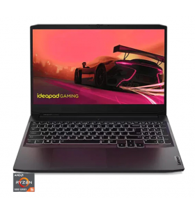 Laptop Gaming Lenovo IdeaPad 3 15ACH6 cu procesor AMD Ryzen™ 5 5600H pana la 4.20 GHz, 15.6" Full HD, IPS, 8GB, 512GB SSD, NVIDIA GeForce RTX 3050 4GB GDDR6, No OS, Shadow Black