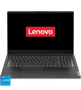 Laptop Lenovo 15.6'' V15 G3 IAP, FHD, Procesor Intel® Core™ i5-1235U (12M Cache, up to 4.40 GHz, with IPU), 8GB DDR4, 256GB SSD, Intel Iris Xe, No OS, Business Black