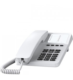 Gigaset DESK 400, telefon analogic (alb)