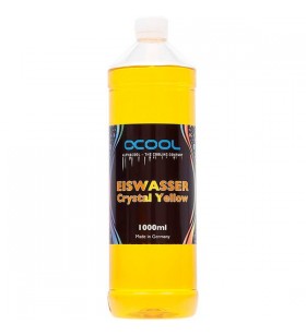 Alphacool Eiswasser Crystal Yellow UV-active ready-mix 1000 ml, lichid de răcire (galben)