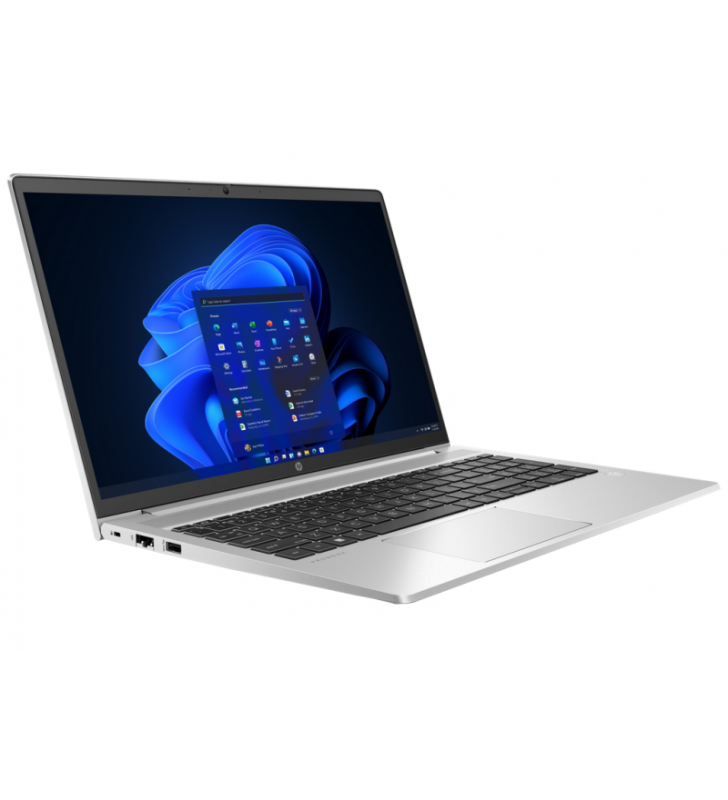 Laptop HP ProBook 450 G9, Procesor 12th Generation Intel Core i3 1215U up to 4.4GHz, 15.6" FHD (1920x1080) LED anti-glare 250nits, ram 16GB(1x16GB)3200MHz DDR4, 512GB SSD M2.PCIe NVMe, Intel UHD Graphics, culoare Silver, Windows11 Pro