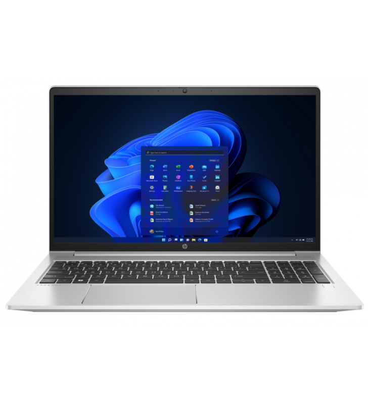 Laptop HP ProBook 450 G9, Procesor 12th Generation Intel Core i3 1215U up to 4.4GHz, 15.6" FHD (1920x1080) LED anti-glare 250nits, ram 16GB(1x16GB)3200MHz DDR4, 512GB SSD M2.PCIe NVMe, Intel UHD Graphics, culoare Silver, Windows11 Pro