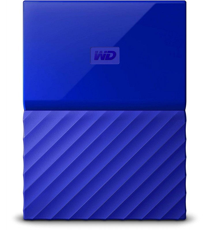 Hdd wd  extern 2.5" usb 3.0 2tb  my passport blue "wdbs4b0020bbl-wesn"  (include timbru verde 0.5 lei)