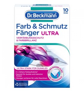 Dr.Beckmann ULTRA color și capcană murdărie, 10 cârpe, detergen