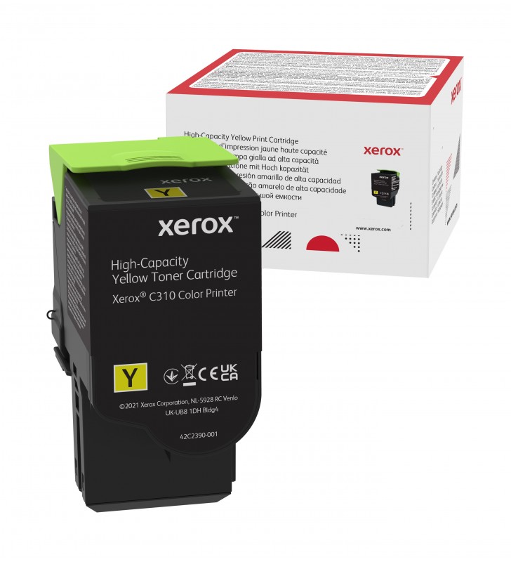Xerox C310 Yellow High Capacity Toner Cartridge (5500 pages) cartuș toner 1 buc. Original Galben