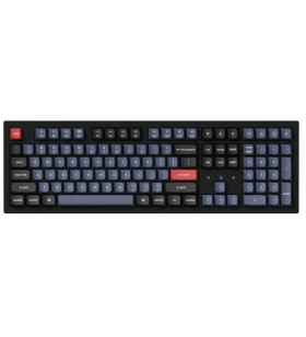 Tastatura mecanica fara fir Keychron K10 Pro QMK/VIA, RGB LED, Switch Red Hot-Swap, K10P-H1