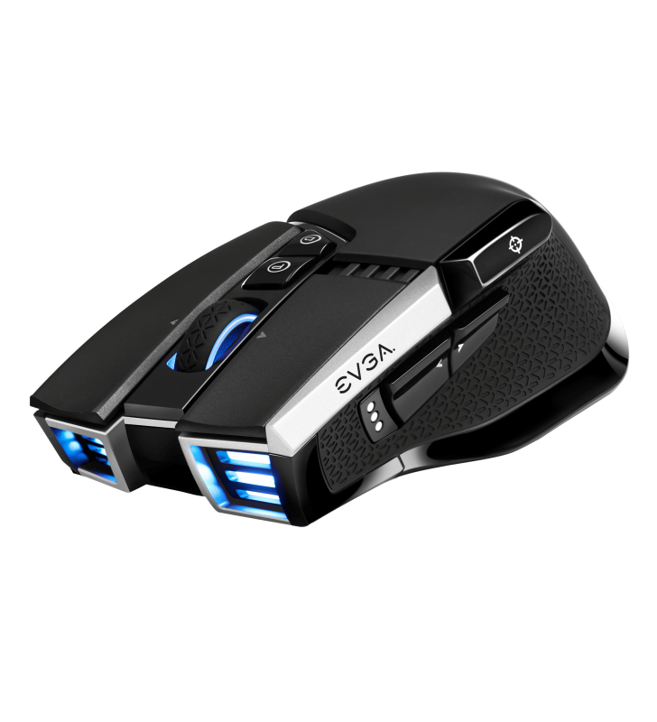 EVGA X20 Gaming Mouse, Wireless, Black, Customizable, 16,000 DPI, 5 Profiles, 10 Buttons, Ergonomic 903-T1-20BK-K3