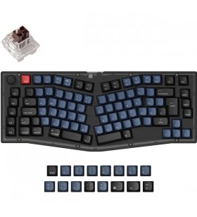 Tastatură pentru jocuri Keychron V10 (negru/albastru-gri, aspect DE, Keychron K Pro maro, aspect Alice, hot-swap, RGB)