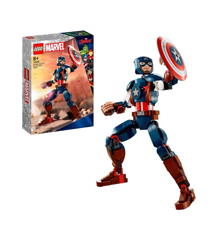 Jucărie de construcție LEGO 76258 Marvel Super Heroes Căpitanul America