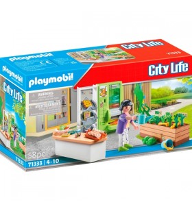 PLAYMOBIL 71333 City Life chioșc școlar, jucărie de construcție