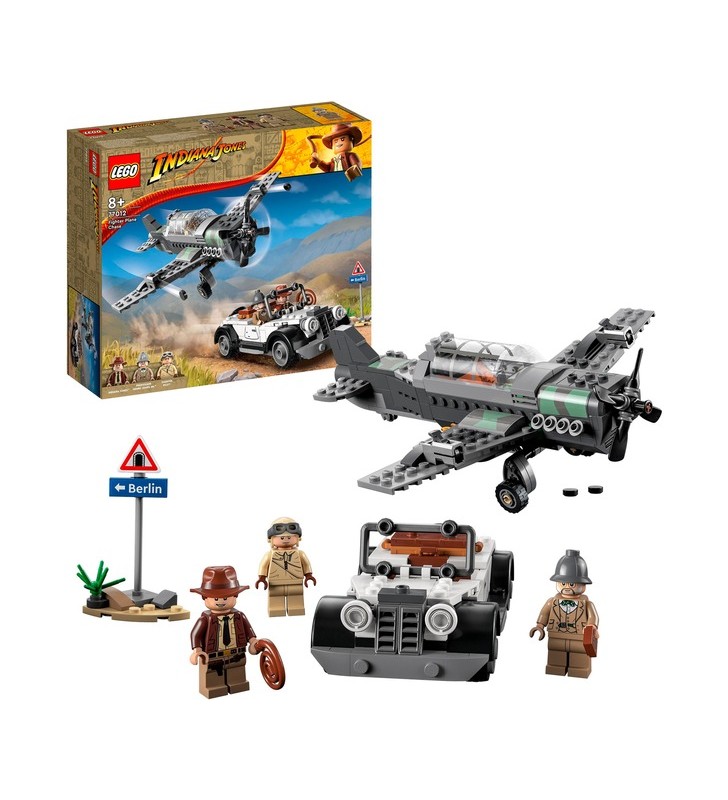 Jucărie de construcție LEGO 77012 Indiana Jones Avion de luptă pentru evadare