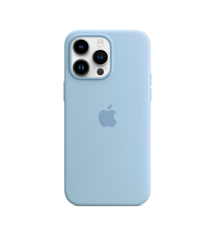 Husă din silicon Apple cu MagSafe, husă pentru telefon mobil (albastru deschis, cer, iPhone 14 Pro Max)