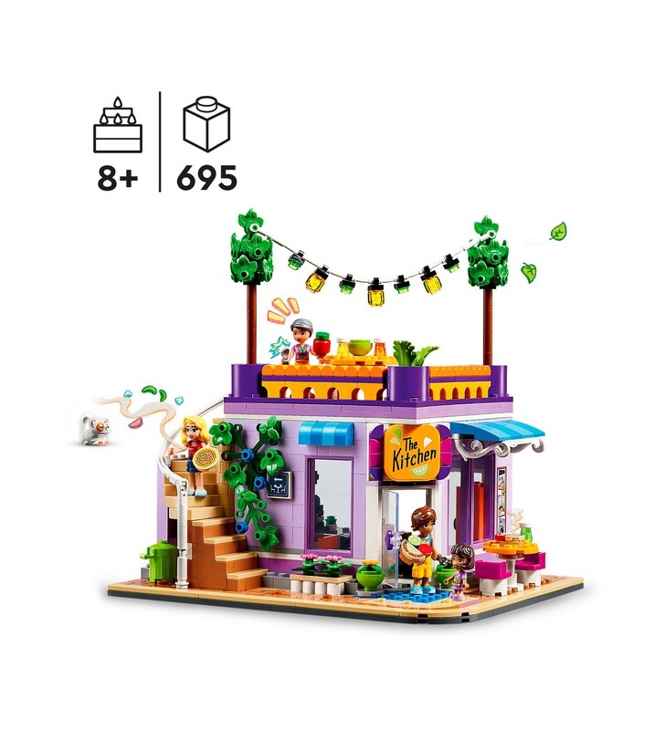 Jucărie de construcție a bucătăriei comunitare LEGO Friends 41747 Heartlake City