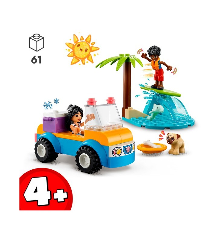 Jucărie de construcție LEGO Friends 41725 Buggy de plajă
