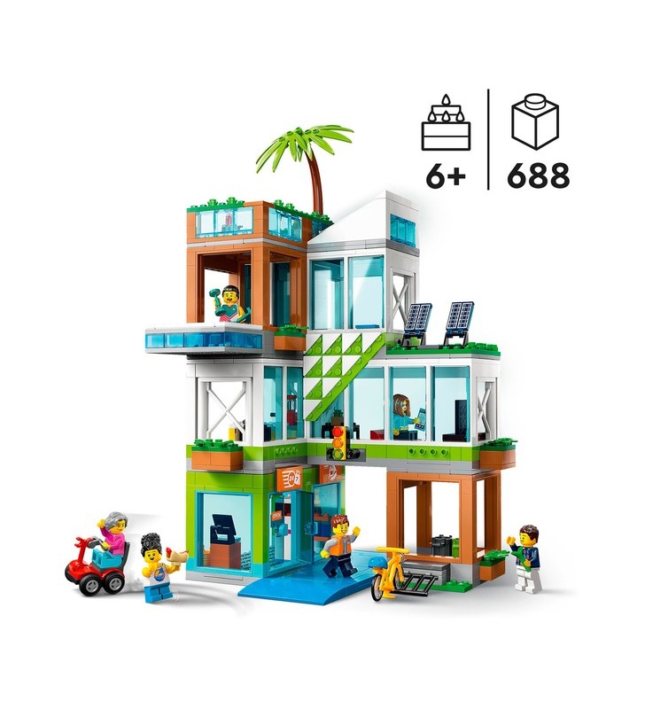 LEGO 60365 City Jucărie de construcție de apartamente