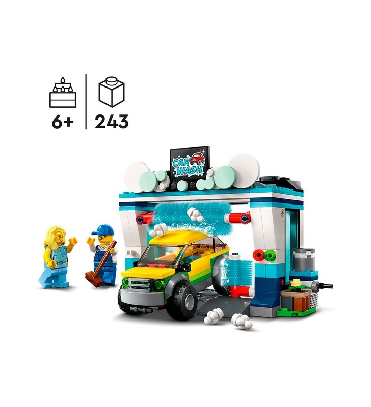 Jucărie de construcție LEGO 60362 City Spălătorie de mașini