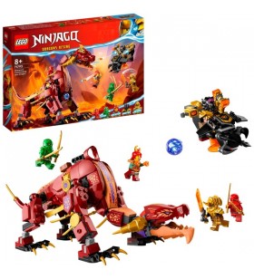 Jucărie de construcție a dragonului de lavă LEGO 71793 Ninjago Wyldfire